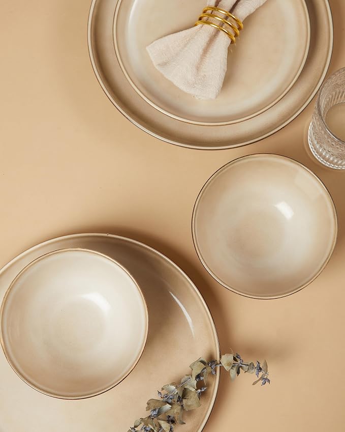 Stoneware Dinnerware Sets Service - Image 5