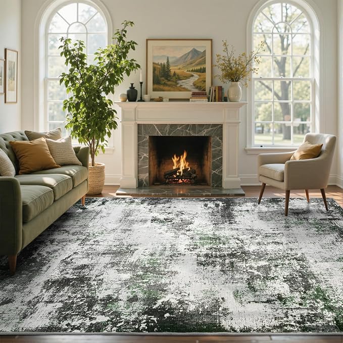 6x9 Ft Large Area Rugs for Living Room, Soft Non-Slip Washable Rugs Modern - Image 2