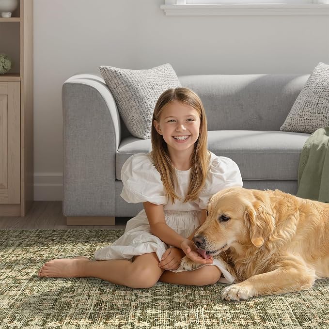 DCX 2x3 Neutral Rug, Kid & Pet Friendly - Image 3