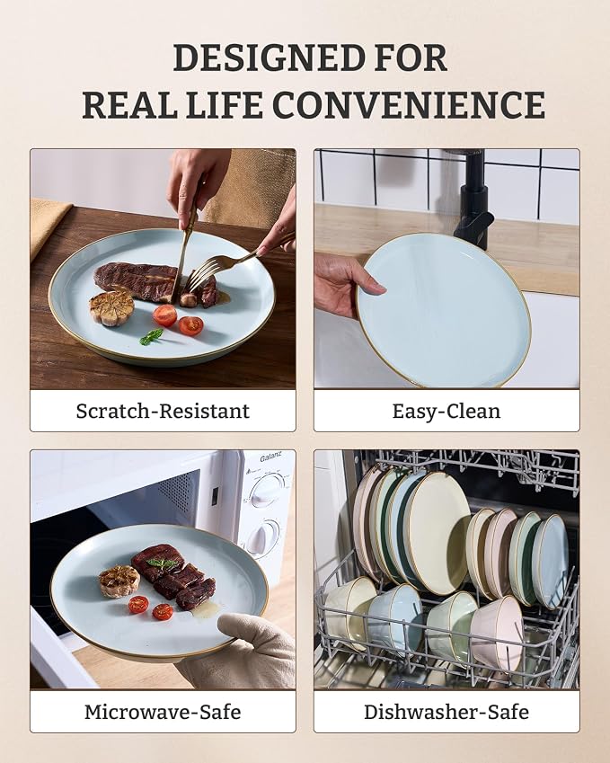 Famiware Saturn Stoneware Dishes Dinnerware Set - Image 7