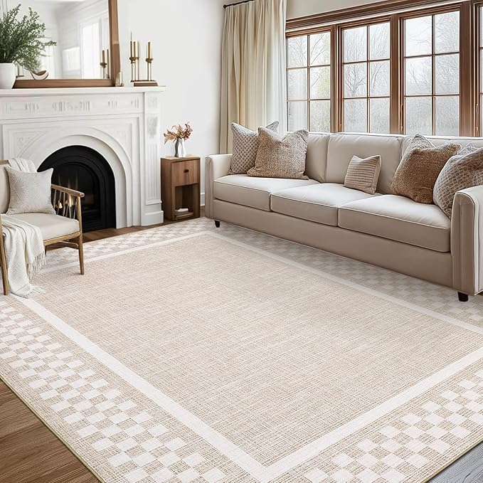 GarveeHome Modern Bordered 8x10 Area Rugs - Image 9