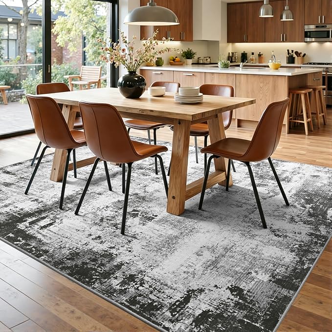5x7 Ft Area Rugs for Living Room, Soft Non-Slip Washable Rugs Modern Abstract - Image 9