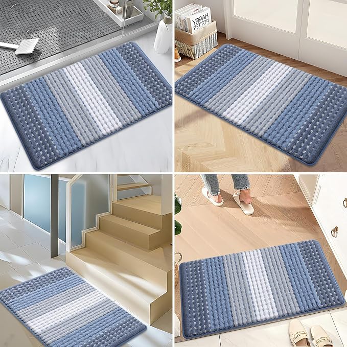 Kitinjoy Indoor Outdoor Door Mat, 59x24 Non-Slip Absorbent Dirt Trapper - Image 6