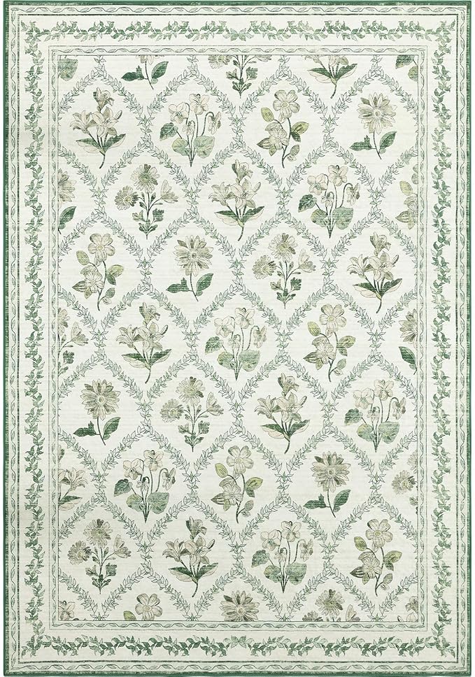 LIANLAM Checkered Rug 10x14 Area Rugs - Image 9
