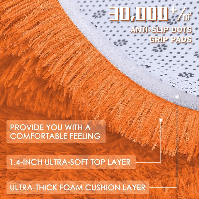 OLANLY 8x10 Machine Washable Large Area Rugs - Image 8