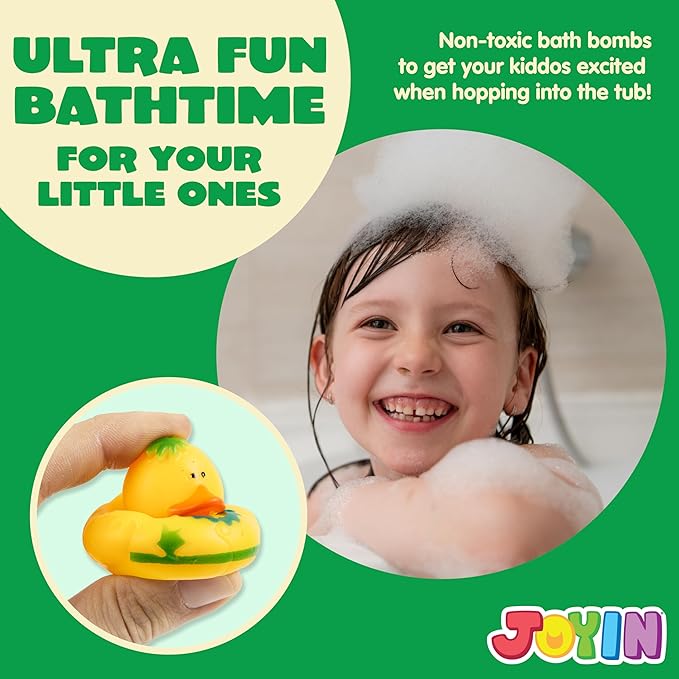 JOYIN 60 Pcs Rubber Ducks, Random Assortment Ducks Bulk with Mesh Carry Bag, Mini Rubber Duckies for Baby Bath Toys, Kids Toddler Summer Pool Toys Birthday Gifts Party Favors