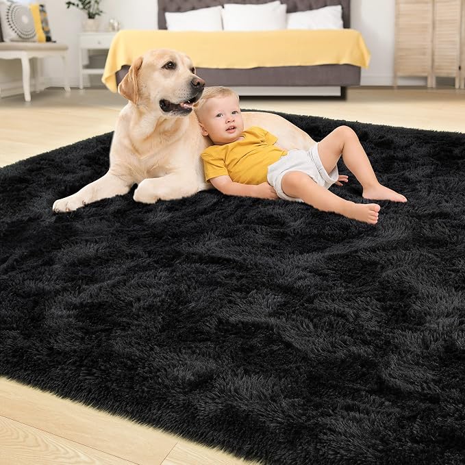 Tepook Area Rugs 9x12 for Living Room, Super Soft Fluffy Rugs for Bedroom - Image 4
