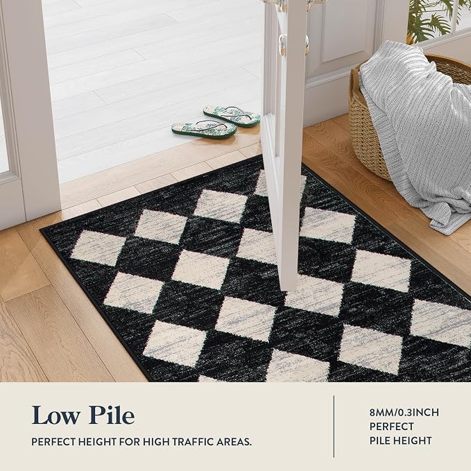 Lahome Machine Washable Area Rug 6x9, Soft Large Bedroom Rug Non Slip Living - Image 8