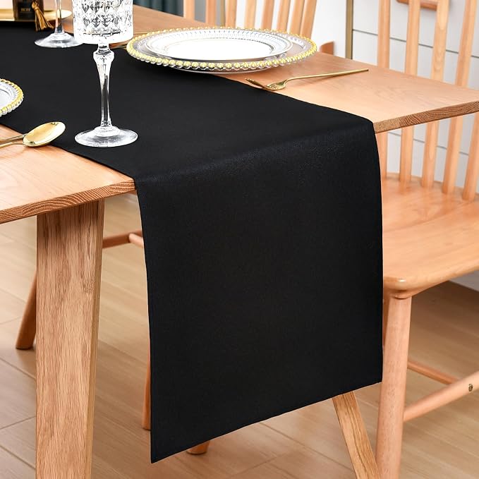 Farmhouse Black Table Runner Dining Table Runners 48 Inches Long Coffee Table by Wolkemer