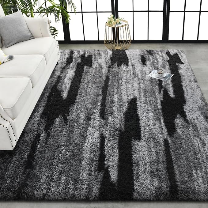 TWINNIS Super Soft Shaggy Rugs Fluffy Carpets, 4x5.9 Feet, Indoor Modern Plush - Image 8