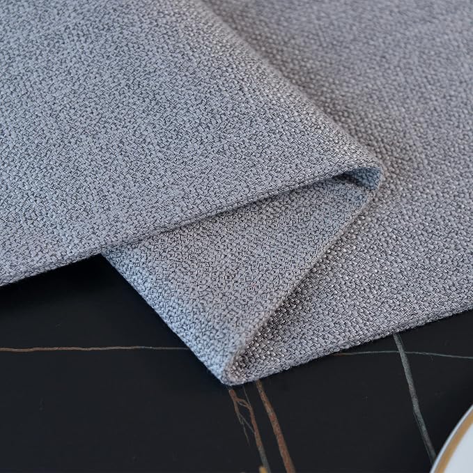 Soft Caddice Faux Linen Table Runner Cloth 2 Side - Image 4