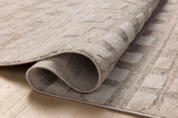 Loloi Amber Lewis Monty Collection MOT-06 Pebble/Beige 2'-7" x 10'-0", .50" - Image 4