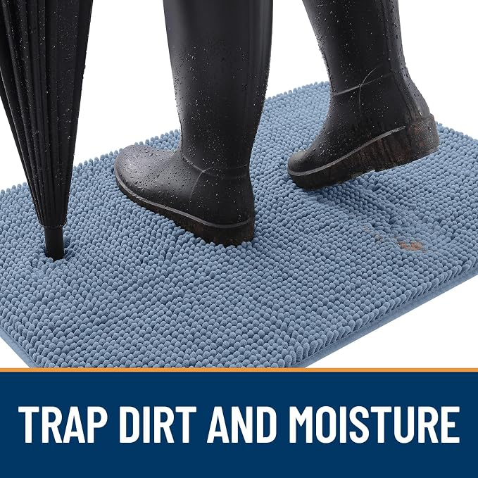 OLANLY Dog Door Mat for Muddy Paws 70x46, Absorbs Moisture and Dirt, Absorbent - Image 2