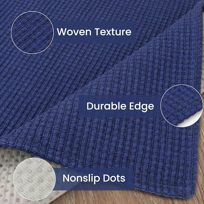 IOHOUZE Washable Exrea Long Hallway Runner Rug 3x18 Non Slip Rubber Backed - Image 6