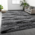 Deerhoo Shag Area Rug, 4 X 6 Tie-Dyed Plush Fuzzy Rugs by Deerhoo