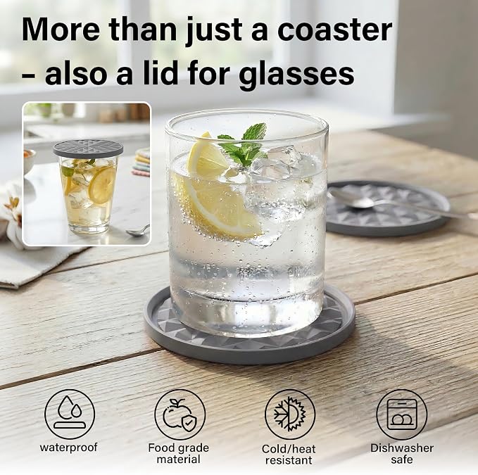 Silicone Drink Coasters Set of 4, Coaster - Image 5
