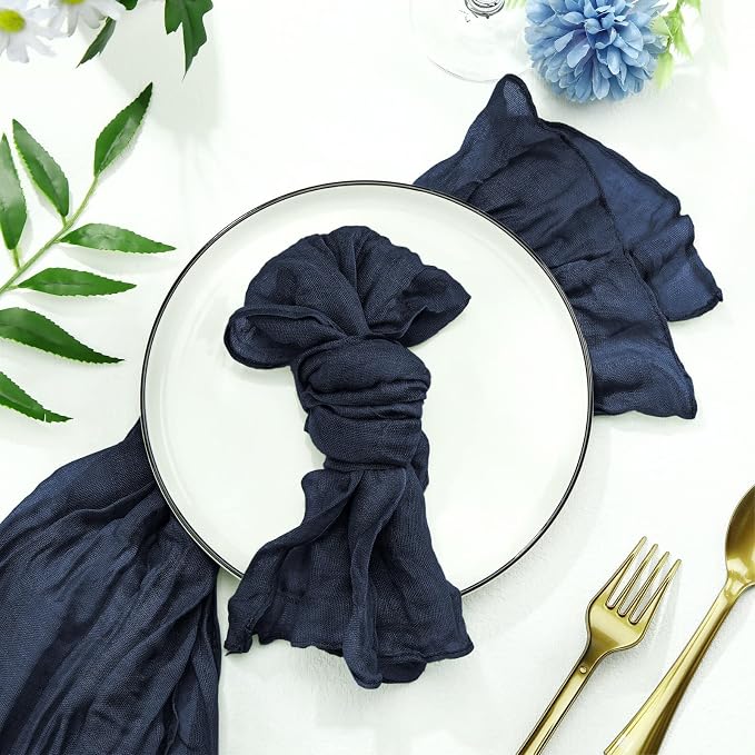 12 Pack Cheesecloth Table Runner 10Ft Christmas Gauze Boho Table Runners - Image 4