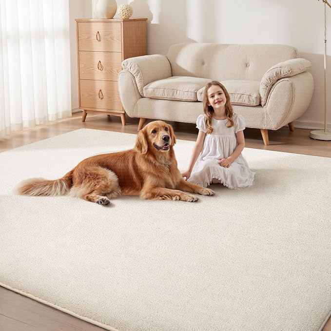 Sour Lemon 9x12 Area Rugs for Living Room, Soft Large Area Rug Fluffy Rugs for - Image 5
