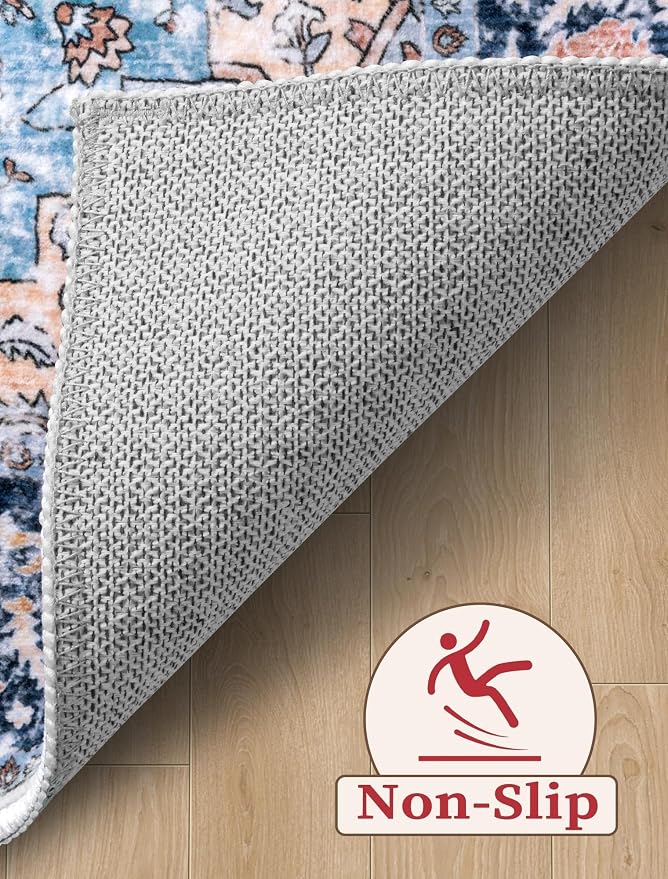SERISSA Runner Rug for Hallways, 3x8 Washable Non Slip Kitchen Runner Rug - Image 4