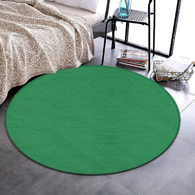 Home Decor Non Slip Kitchen Office Circle Rug, Machine Washable Modern Round - Image 2