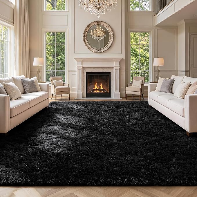 Shag Area Rugs for Bedroom Living Room, 6X9 Ultra Soft Fluffy Area Rugs for Dorm - Image 7