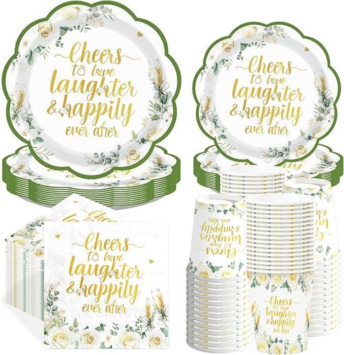 250Pcs Eucalyptus Leaves Bridal Shower Party Supplies Serves 50 | Sage Green by Greencian