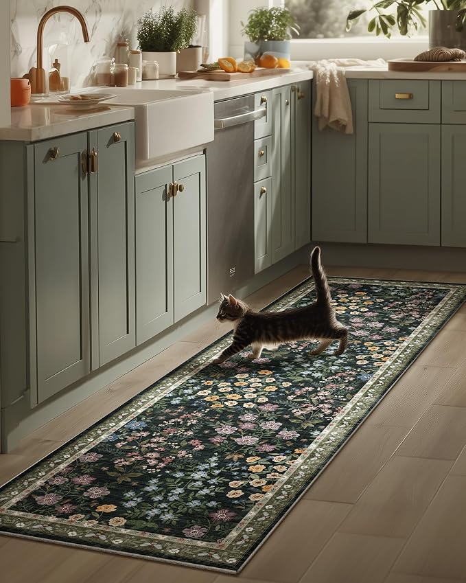 Washable Kitchen Rug Runners for Hallways: 2'x6' Runner Rugs by palohom