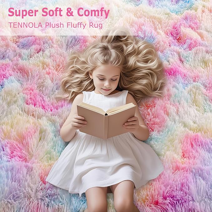 2x3 Small Area Rug Unicorn Rainbow Rugs - Image 7