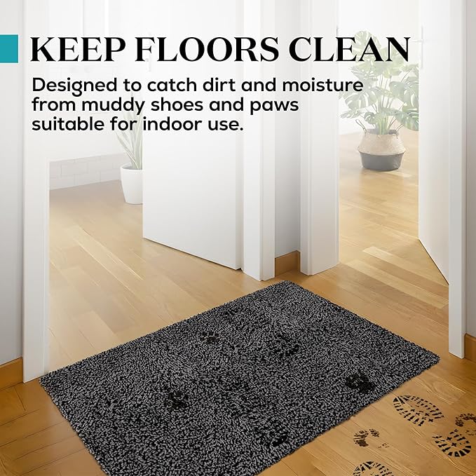 Premium Microfiber Indoor Door Mat – 32"x48" Washable Entry Mat, Waterproof - Image 3