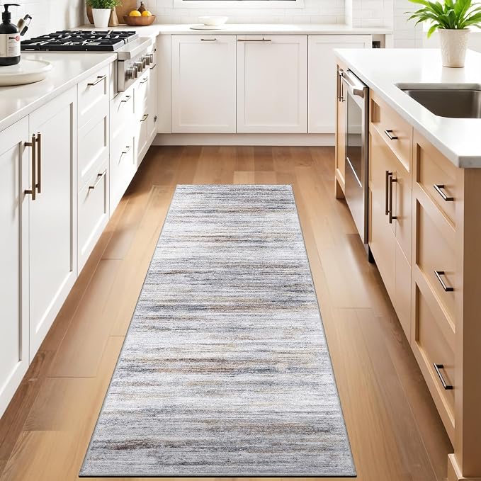 3x8 Washable Runner Rug for Family: Easy-to-Clean Runners for Hallway Entryway - Image 2