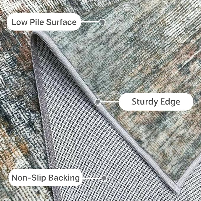BEIMO Area Rugs 8x10 for Living Room Bedroom, Modern Abstract Machine Washable - Image 8
