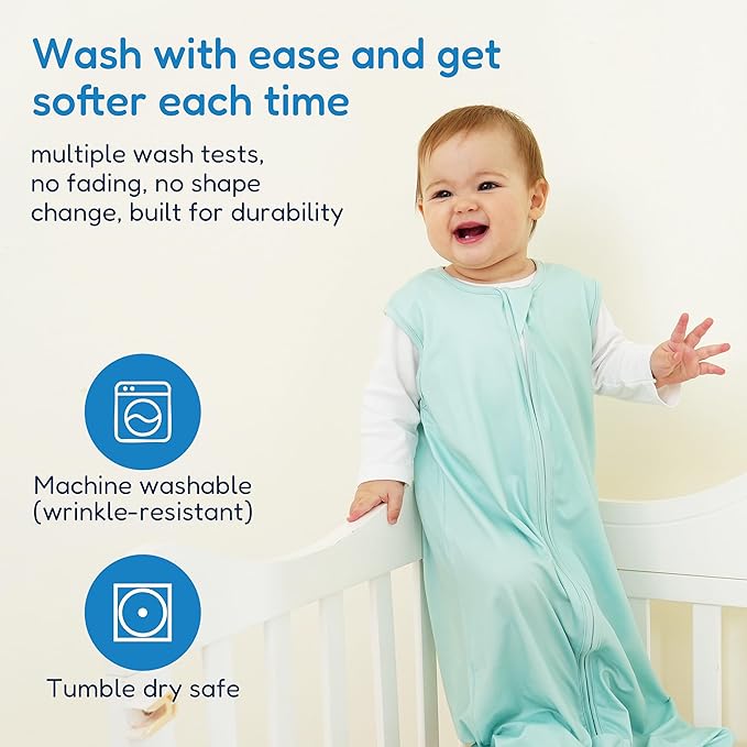 TotAha Baby Sleep Sack 0-6 Months 3-Pack,Summer Light Sleeping Bag 0.5 TOG, Buttery Soft Babies Wearable Blanket with 2-way Safe Zipper Girl Boy, 0.5 TOG