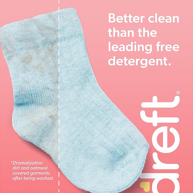 Dreft Liquid Laundry Baby Detergent Unscented 92 fl oz 64 loads