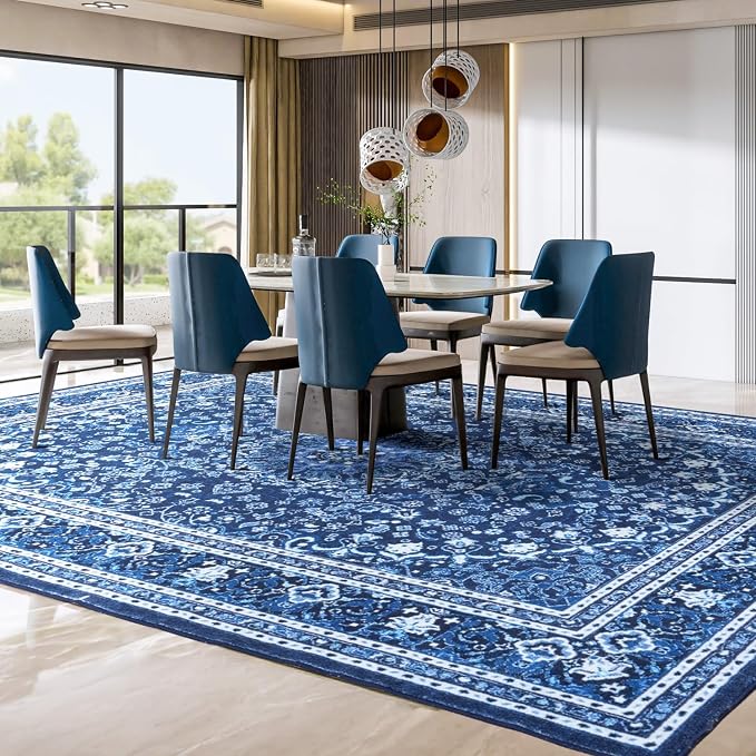 Lessymo 8 x 10 Area Rugs for Living Room- Machine Washable Area Rugs Boho Faux - Image 8