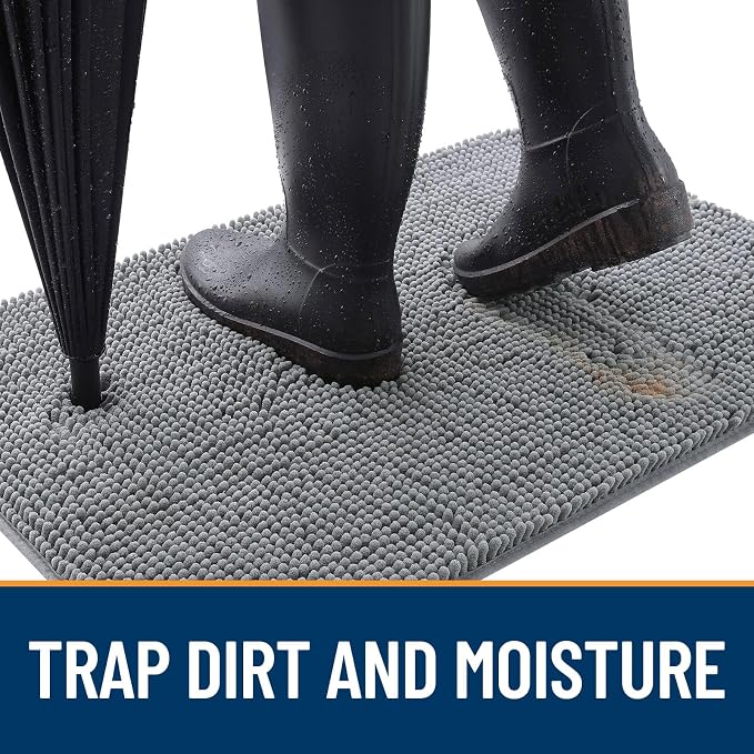 OLANLY Dog Door Mat for Muddy Paws 70x24, Absorbs Moisture and Dirt, Absorbent - Image 2