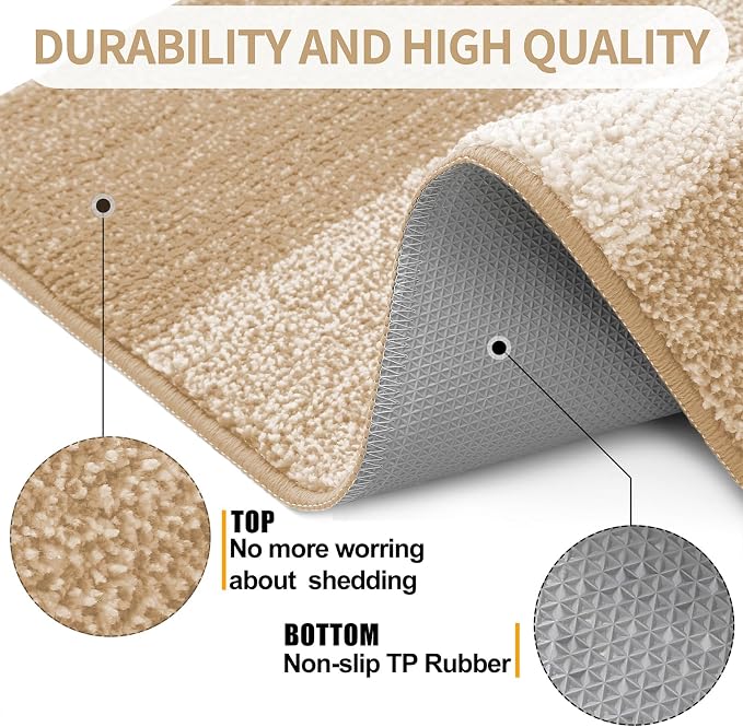 Kitinjoy Indoor Outdoor Door Mat, 70x32 Non-Slip Absorbent Dirt Trapper - Image 3