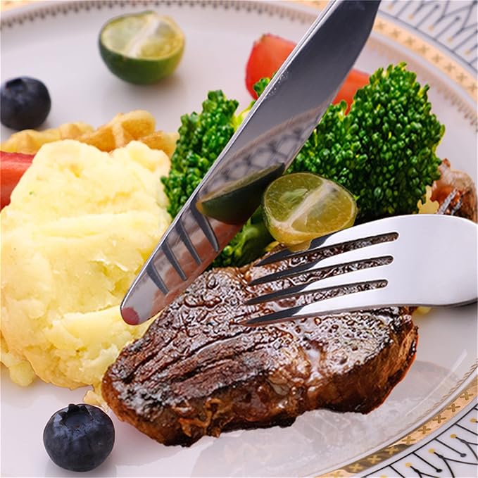 Stainless Steel Customized Flatware Set, Engraving Name Knife Forks Spoon - Image 6