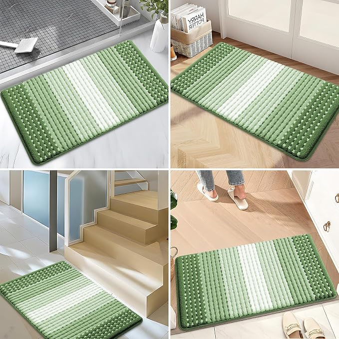 Kitinjoy Indoor Outdoor Door Mat, 48x30 Non-Slip Absorbent Dirt Trapper - Image 6