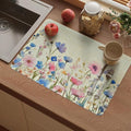 Vinyl Placemats Set of 6-12x17 Inch by NEIGELUO