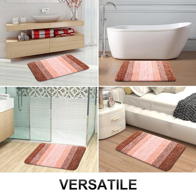OLANLY Bathroom Rugs Mat 36x24, Extra Soft Absorbent Microfiber Bath Rugs - Image 6