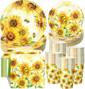 Pickmesh 250 Pcs Sunflower Party Supplies Decorations Serve 50 Sunflower by Pickmesh