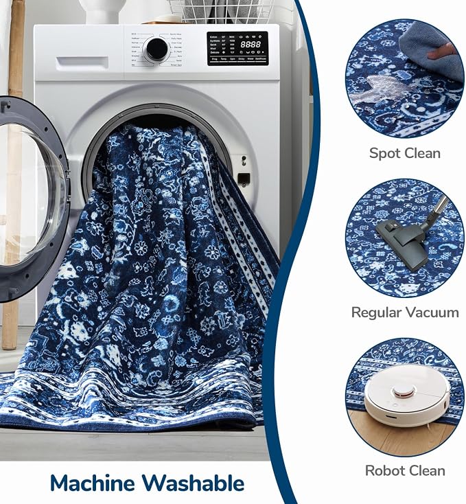 Lessymo 4FT Washable Round Area Rugs - Image 6