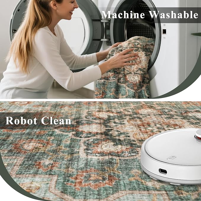 TOPRUUG Washable Oriental Area Rug - Image 6