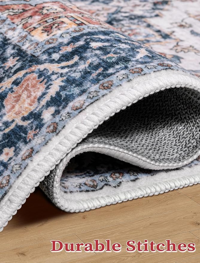 SERISSA Runner Rug for Hallways, 3x14 Washable Non Slip Kitchen Runner Rug - Image 7