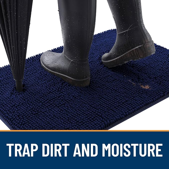 OLANLY Dog Door Mat for Muddy Paws 24x16, Absorbs Moisture and Dirt, Absorbent - Image 2