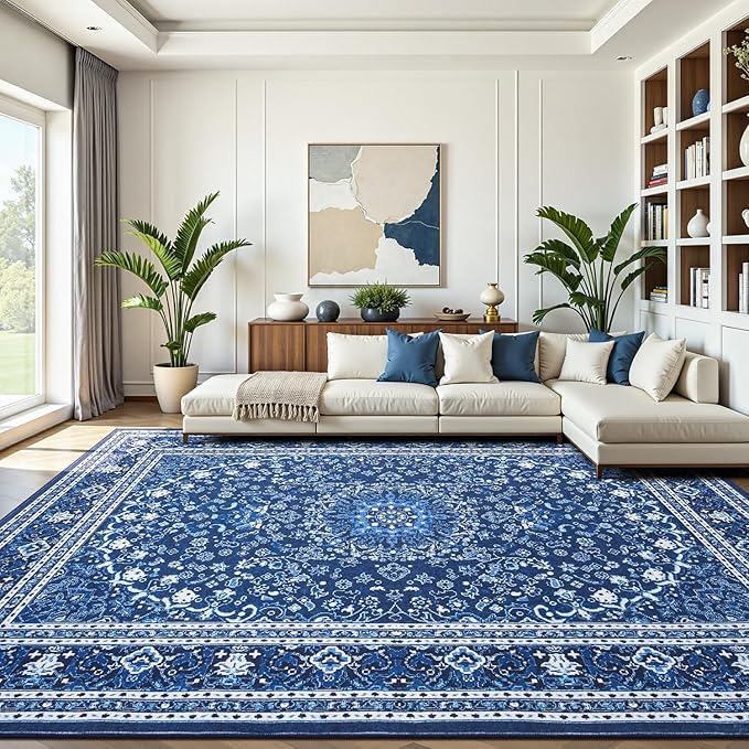 Lofus 8x10 Area Rugs for Living Room, Machine Washable Non-Slip Area Rug by Lofus