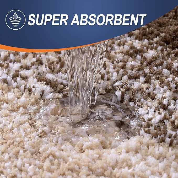 OLANLY Bathroom Runner Rugs Mat 59x24, Extra Soft Absorbent Microfiber Bath Rugs - Image 4