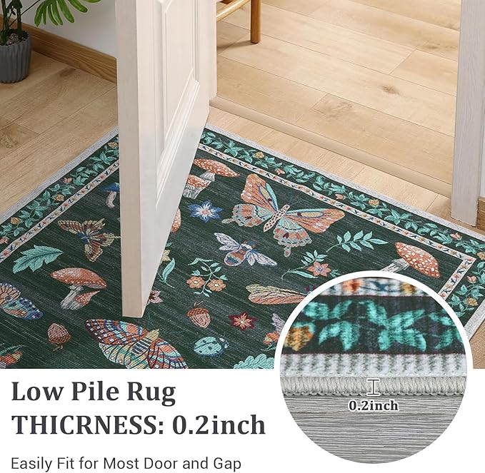 4 x 6 Rug Non-Slip Washable Carpet - Image 7