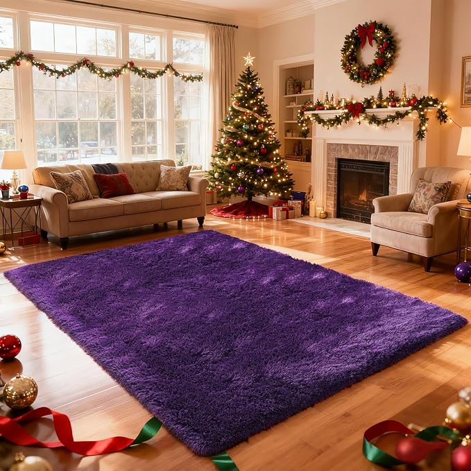 10X14 Large Area Rugs for Living Room Bedroom, Big Shag Rug for Bedroom Dorm - Image 2