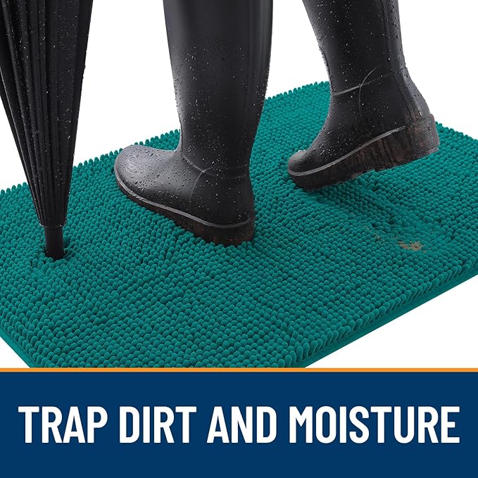 OLANLY Dog Door Mat for Muddy Paws 47x32, Absorbs Moisture and Dirt, Absorbent - Image 2